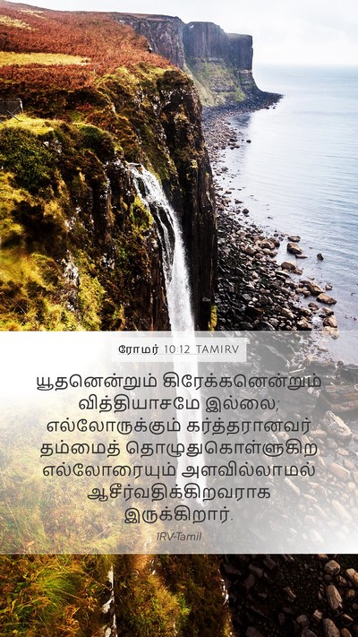 ரோமர் 10:12 TAMIRV Bible Verse Image