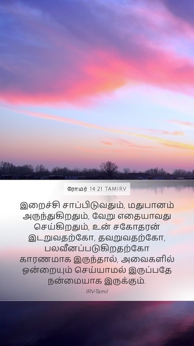 ரோமர் 14:21 TAMIRV Bible Verse Image