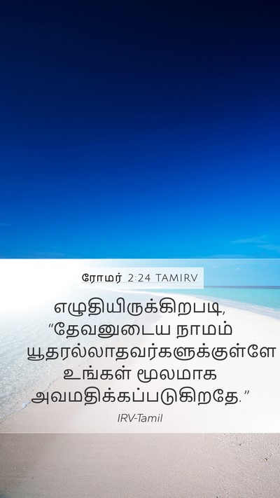 ரோமர் 2:24 TAMIRV Bible Verse Image