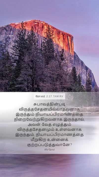 ரோமர் 2:27 TAMIRV Bible Verse Image