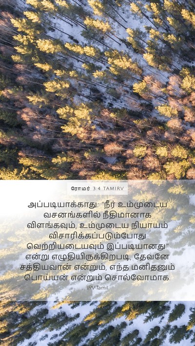 ரோமர் 3:4 TAMIRV Bible Verse Image