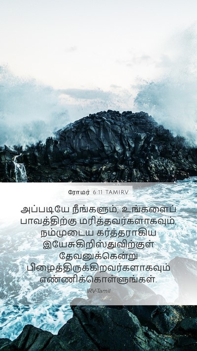 ரோமர் 6:11 TAMIRV Bible Verse Image
