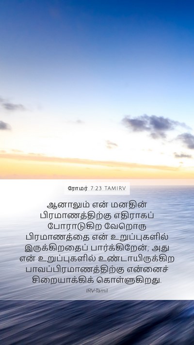 ரோமர் 7:23 TAMIRV Bible Verse Image