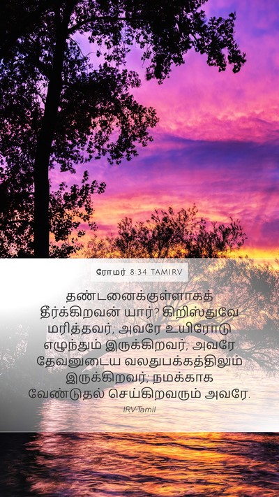 ரோமர் 8:34 TAMIRV Bible Verse Image