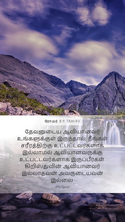ரோமர் 8:9 TAMIRV Bible Verse Image
