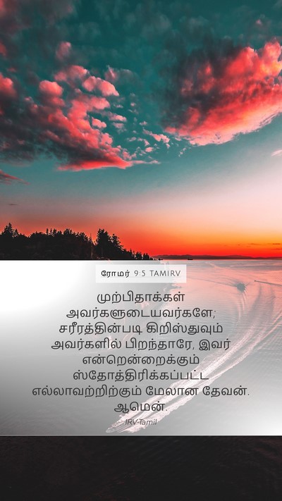 ரோமர் 9:5 TAMIRV Bible Verse Image