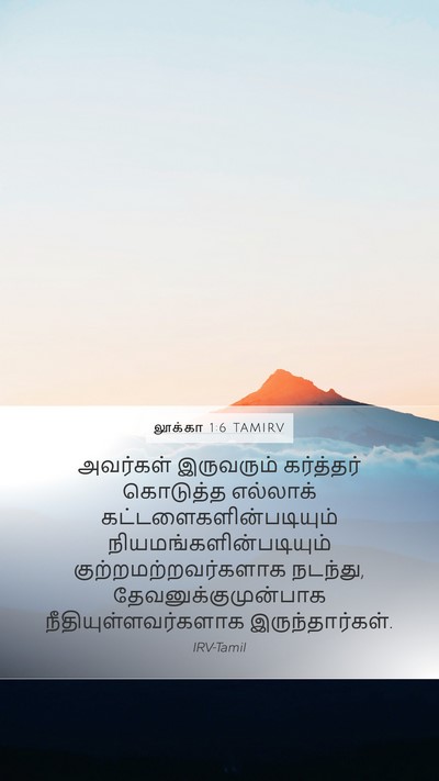 லூக்கா 1:6 TAMIRV Bible Verse Image