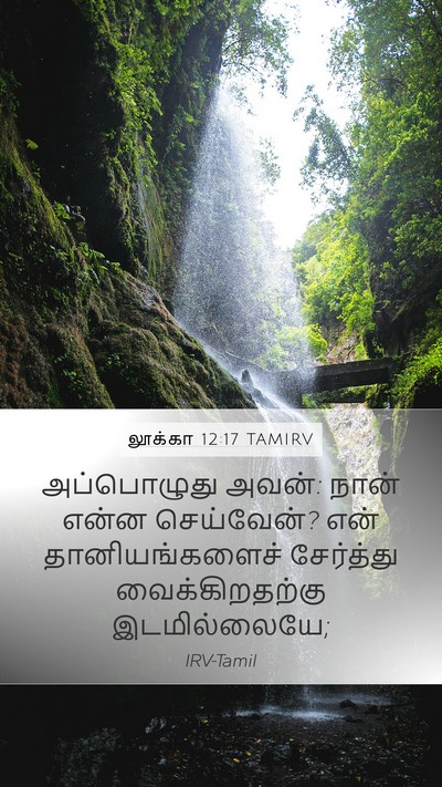 லூக்கா 12:17 TAMIRV Bible Verse Image