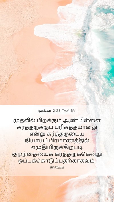லூக்கா 2:23 TAMIRV Bible Verse Image