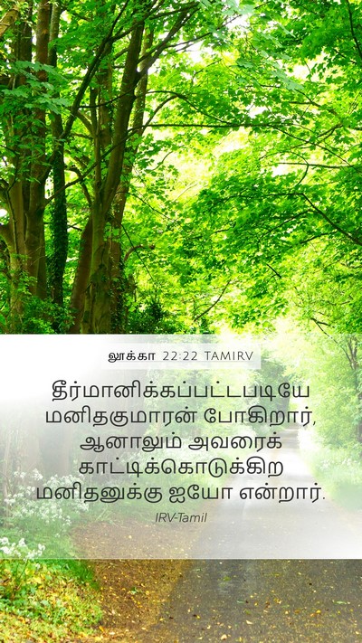 லூக்கா 22:22 TAMIRV Bible Verse Image
