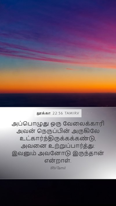 லூக்கா 22:56 TAMIRV Bible Verse Image