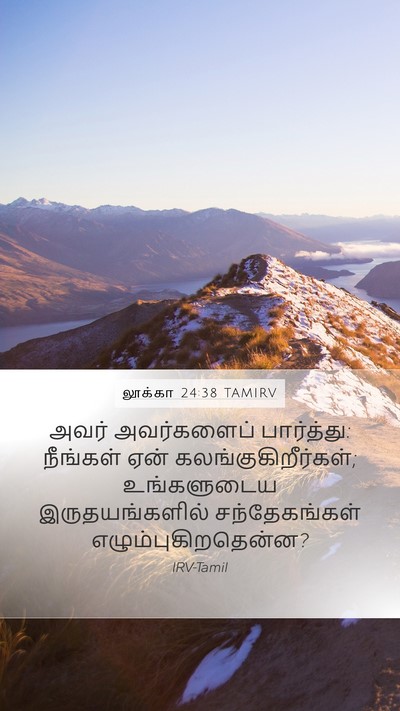 லூக்கா 24:38 TAMIRV Bible Verse Image