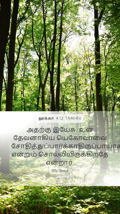 லூக்கா 4:12 TAMIRV Bible Verse Image