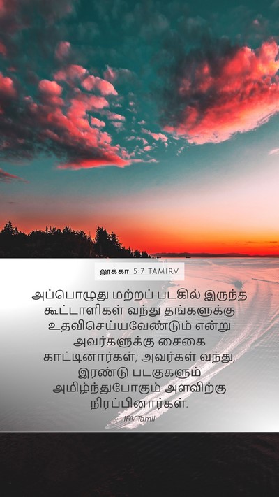 லூக்கா 5:7 TAMIRV Bible Verse Image