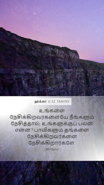 லூக்கா 6:32 TAMIRV Bible Verse Image