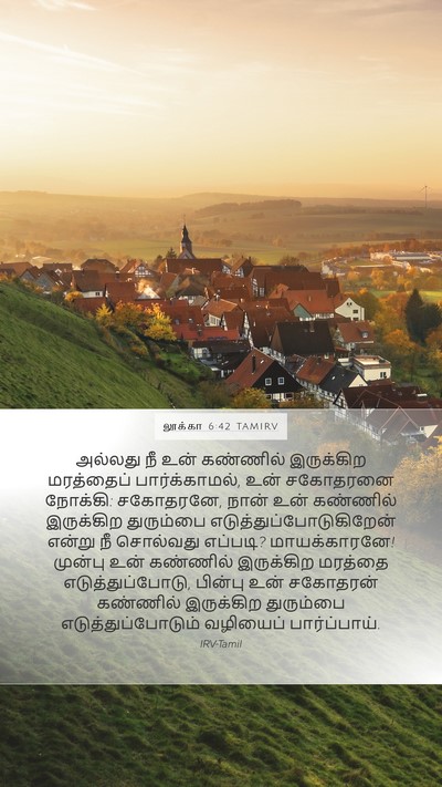 லூக்கா 6:42 TAMIRV Bible Verse Image