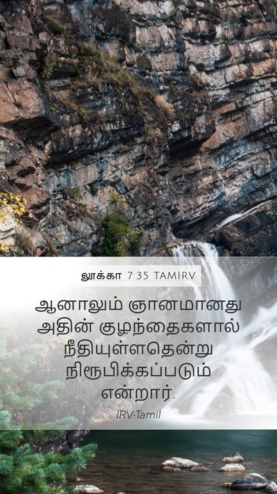 லூக்கா 7:35 TAMIRV Bible Verse Image