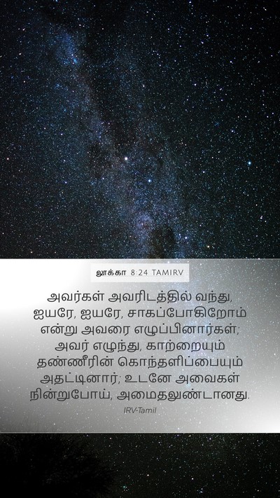லூக்கா 8:24 TAMIRV Bible Verse Image