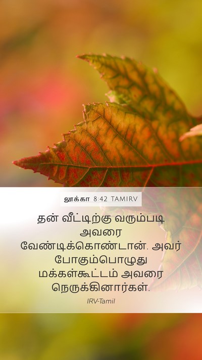 லூக்கா 8:42 TAMIRV Bible Verse Image