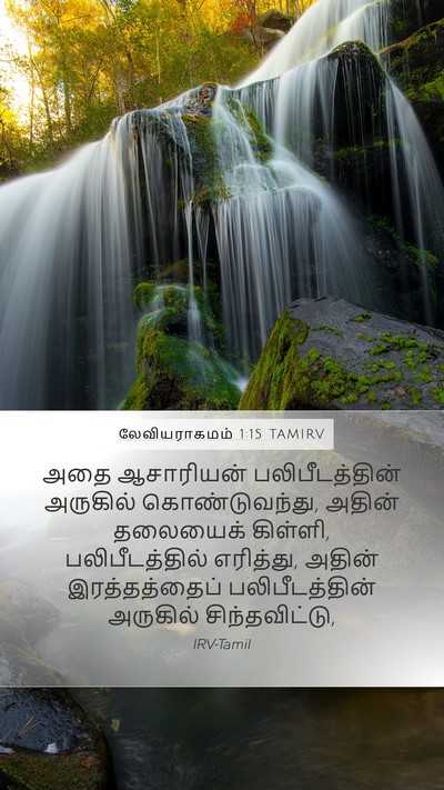 லேவியராகமம் 1:15 TAMIRV Bible Verse Image