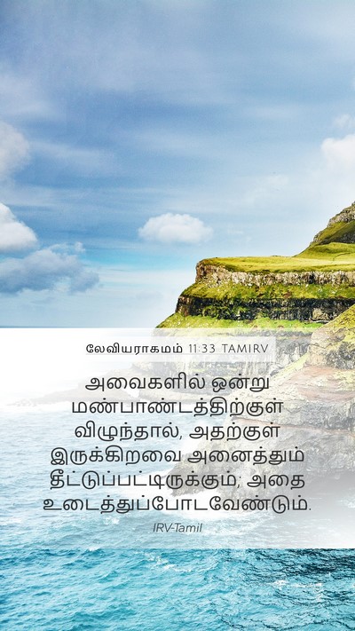 லேவியராகமம் 11:33 TAMIRV Bible Verse Image