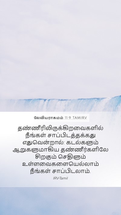 லேவியராகமம் 11:9 TAMIRV Mobile Phone Wallpaper -  - Mobile Bible Verse Wallpaper