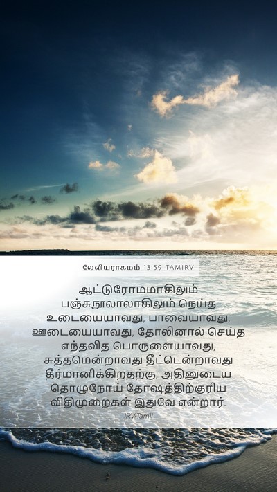 லேவியராகமம் 13:59 TAMIRV Bible Verse Image