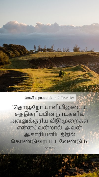 லேவியராகமம் 14:2 TAMIRV Bible Verse Image