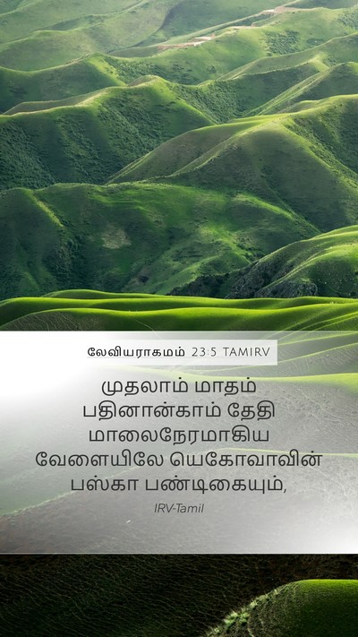 லேவியராகமம் 23:5 TAMIRV Bible Verse Image