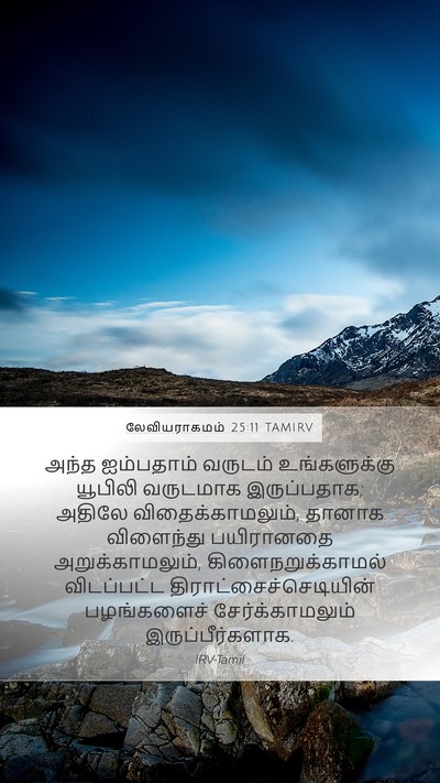 லேவியராகமம் 25:11 TAMIRV Bible Verse Image