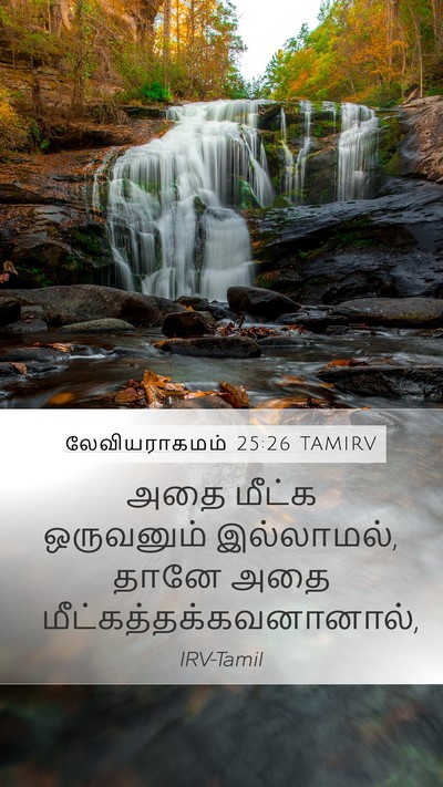 லேவியராகமம் 25:26 TAMIRV Bible Verse Image