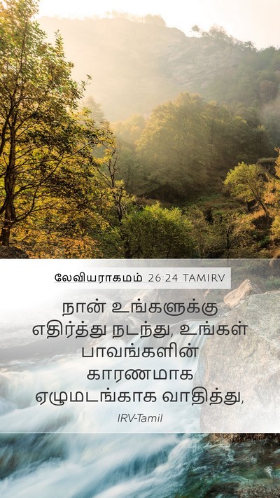 லேவியராகமம் 26:24 TAMIRV Bible Verse Image