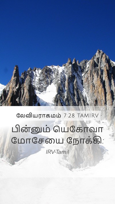 லேவியராகமம் 7:28 TAMIRV Mobile Phone Wallpaper - பின்னும் யெகோவா - Mobile Bible Verse Wallpaper