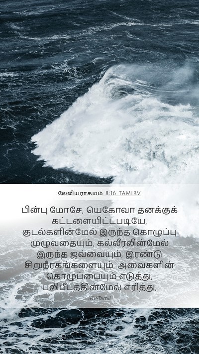 லேவியராகமம் 8:16 TAMIRV Bible Verse Image