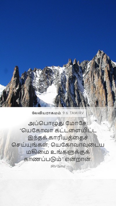 லேவியராகமம் 9:6 TAMIRV Bible Verse Image