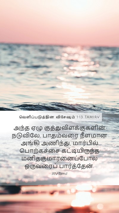 வெளிப்படுத்தின விசேஷம் 1:13 TAMIRV Bible Verse Image