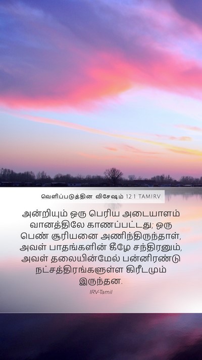வெளிப்படுத்தின விசேஷம் 12:1 TAMIRV Bible Verse Image