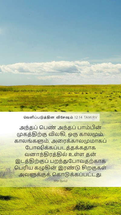 வெளிப்படுத்தின விசேஷம் 12:14 TAMIRV Bible Verse Image