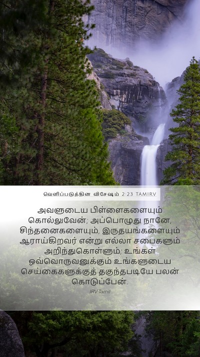 வெளிப்படுத்தின விசேஷம் 2:23 TAMIRV Bible Verse Image
