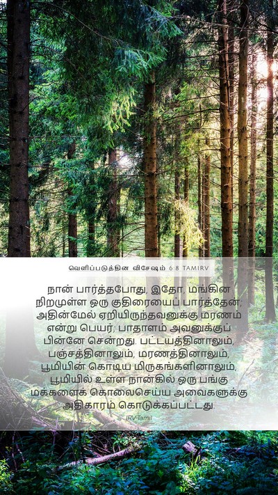 வெளிப்படுத்தின விசேஷம் 6:8 TAMIRV Bible Verse Image